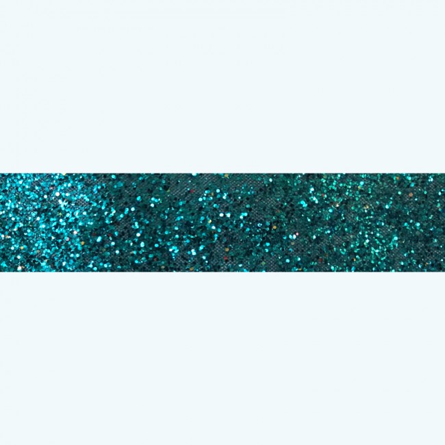 Glitter Satin 1.5", 1", 7/8", 5/8", 3/8" | Turquoise Glitter Satin 1.5", 1", 7/8", 5/8", 3/8" | Turquoise